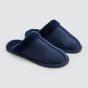 Pantofole basicohe con pelliccia