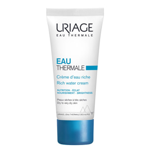 Eau Thermale - Crème d'Eau Riche - Hydrate, Nourrit & Illumine 40 ml