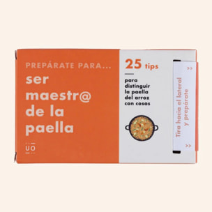 El preparador "Prepárate para ser el mejor maestro paellero"