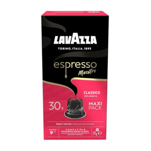 Espresso classico x30.  Capsules compatibles Nespresso en aluminium