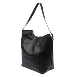 Bannio bolso de hombro mujer. Piel auténtica Dollaro.