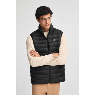 Chaleco ultralight negro con logo Rigby Go