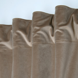 Rideau en velours tamisant - Sable
