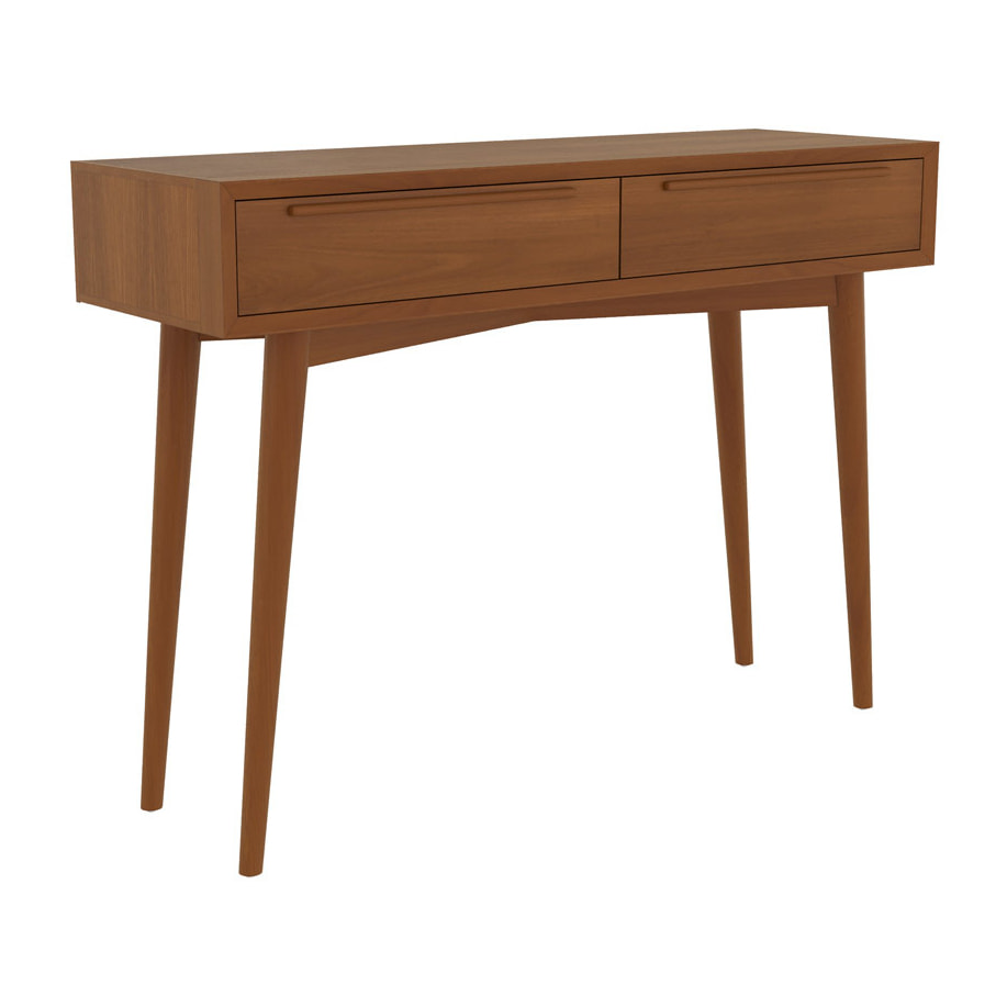 Console 2 tiroirs en teck - Waya