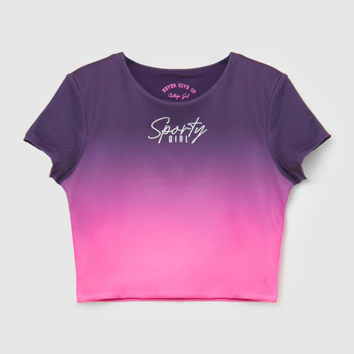 T-shirt fantasia sfumata