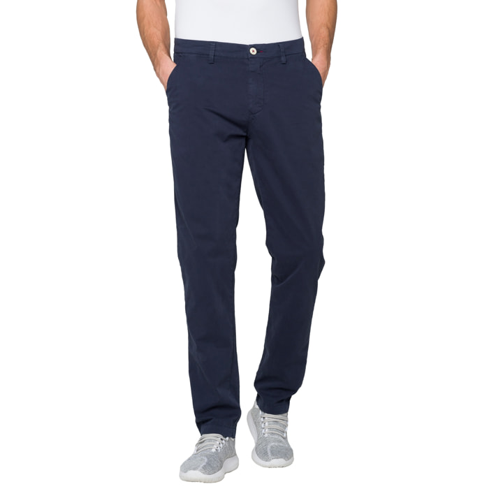 Pantalone chinos Hot Buttered Dawson blu navy