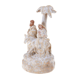 NativitÃ Carillon Con Asinello. Altezza 23 Cm - Pezzi 1 - 12X23X12cm - Colore: Verde - Bianchi Dino - Articoli Natalizi