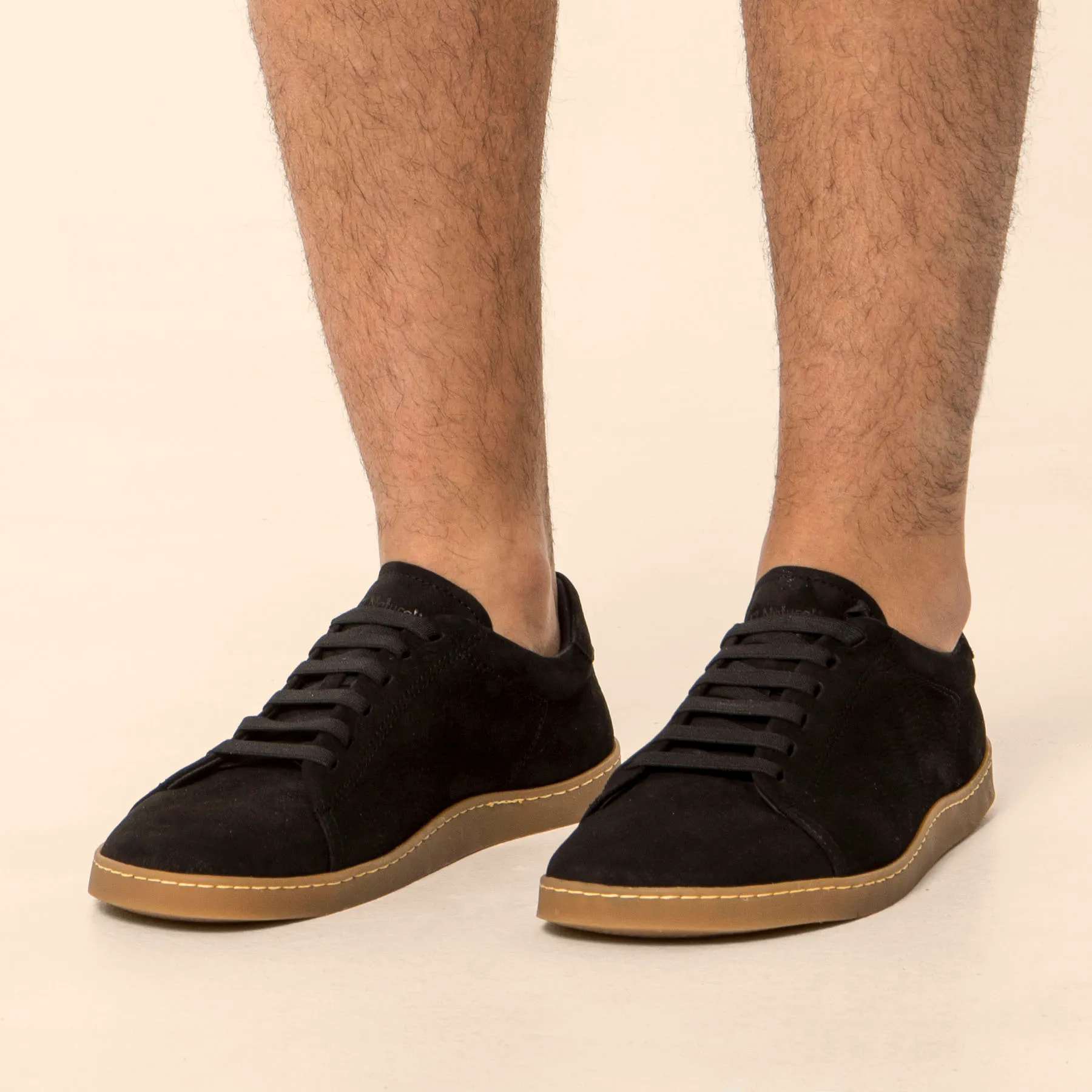 Zapatos N5910L NOBUCK LAVADO BLACK/ ORIGEN color Black