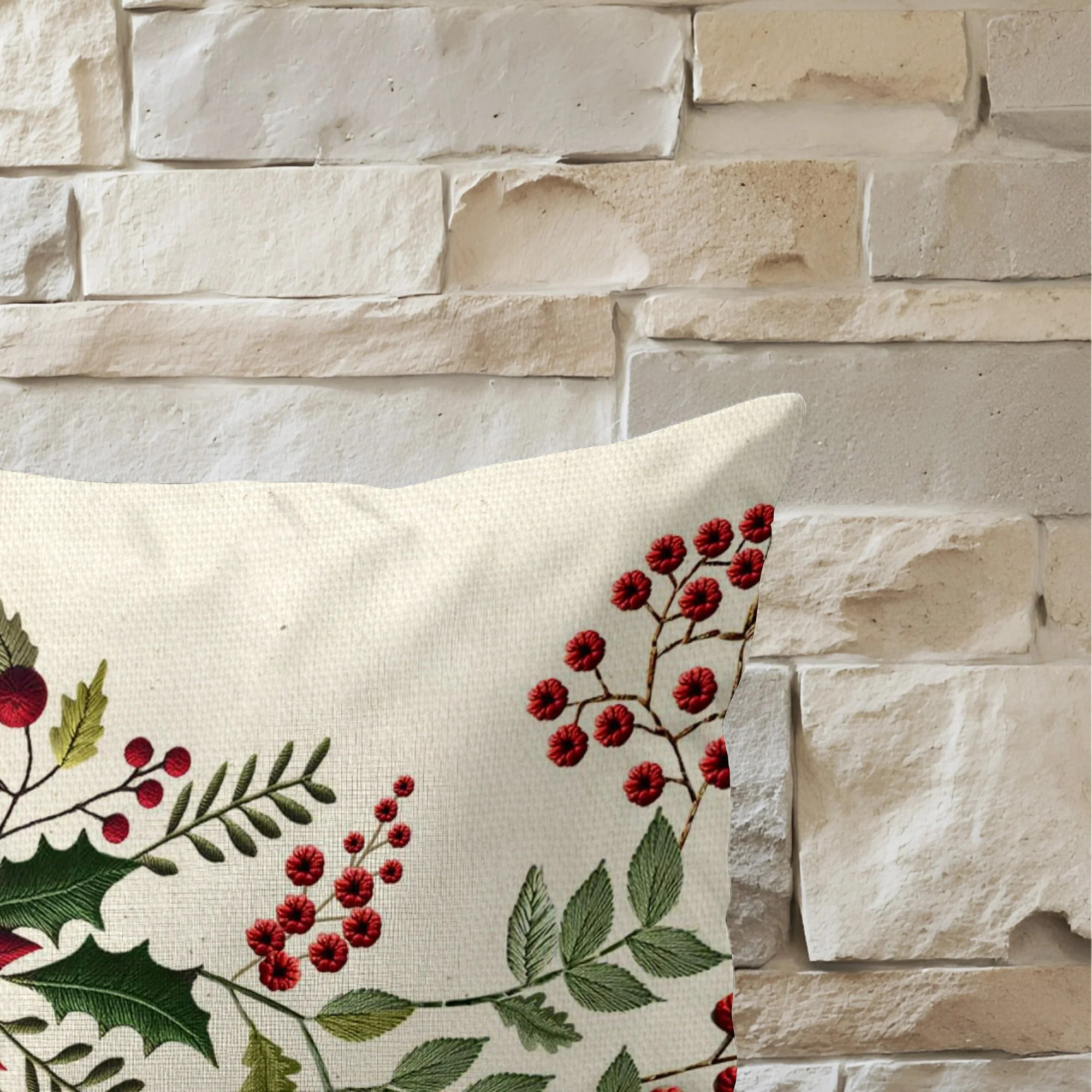 Housse de coussin 100% algodón Embroidery C 30x50 cm