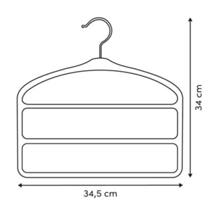 Cintre pantalon Hang'Pant L.34,5cm noir