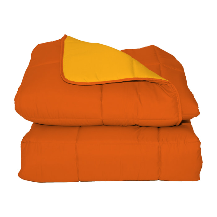 TRAPUNTA INVERNALE ELEGANT-ARANCIO/GIALLO SINGOLA