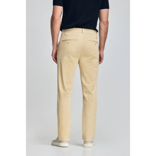 Pantaloni chino slim Moore avorio