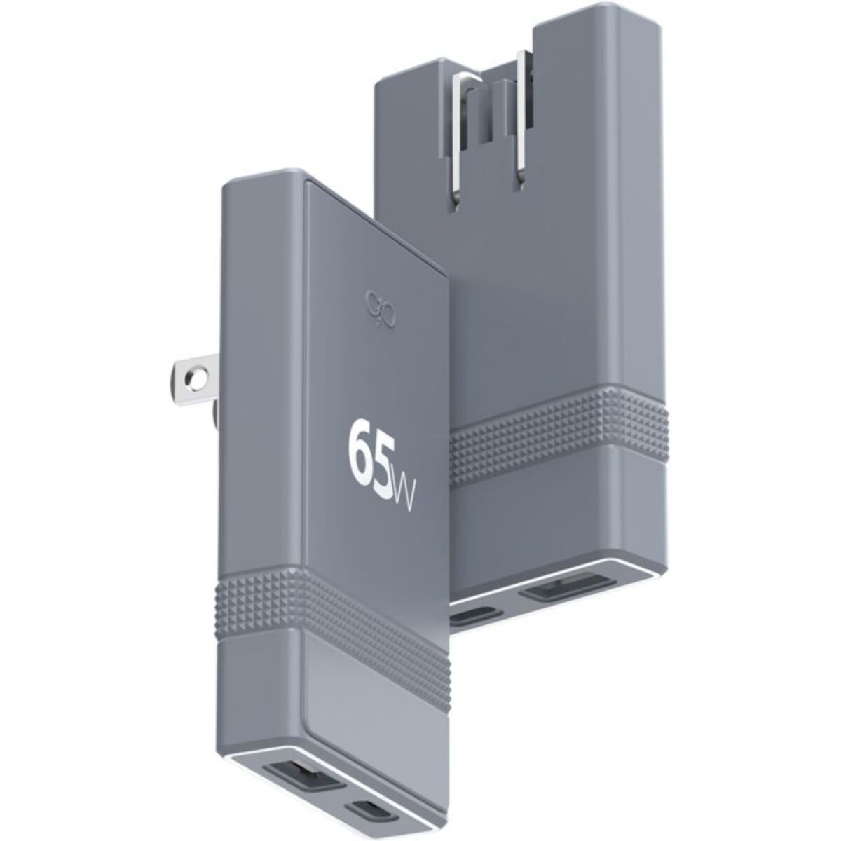 Chargeur + câble FORCE POWER de voyage 65W de voyage GaN USB-A + C