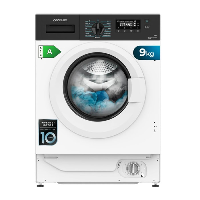 Cecotec Lavadora integrable Lavadora bolero dresscode 940 bi inverter a
