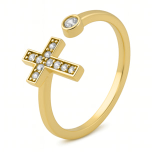Anillo Dracka acabado oro amarillo 18k