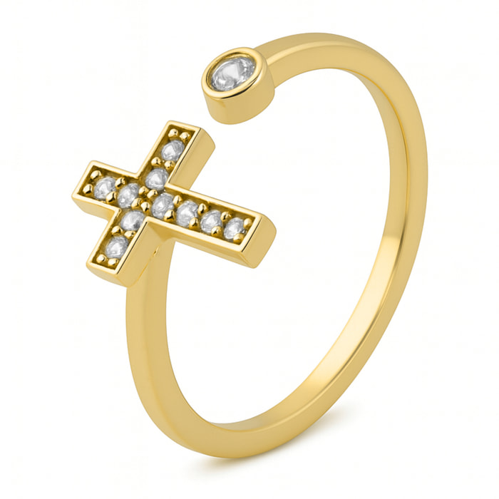 Anillo Dracka acabado oro amarillo 18k
