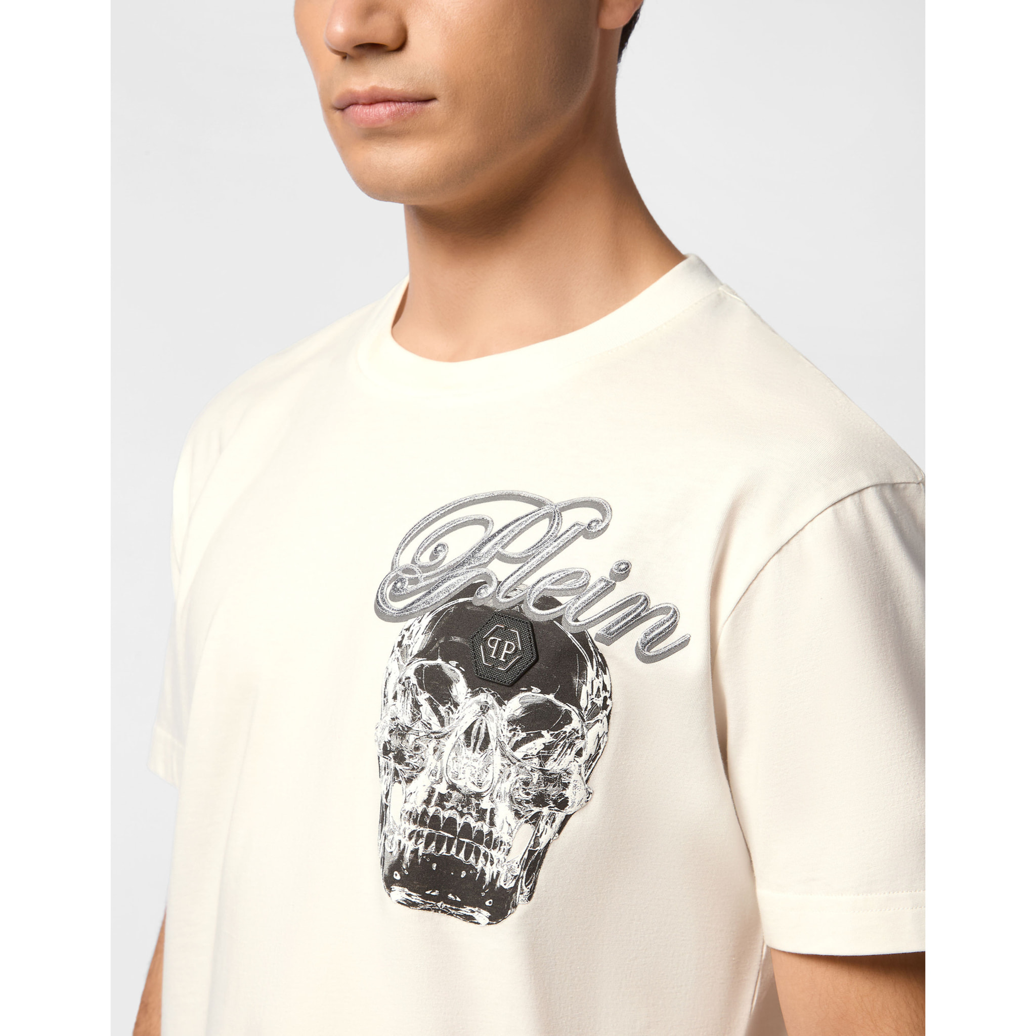 PHILIPP PLEIN T-Shirt Round Neck Ss SKULL