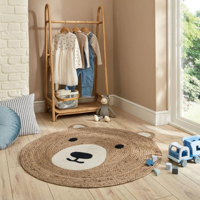 Tapis en jute OURSON