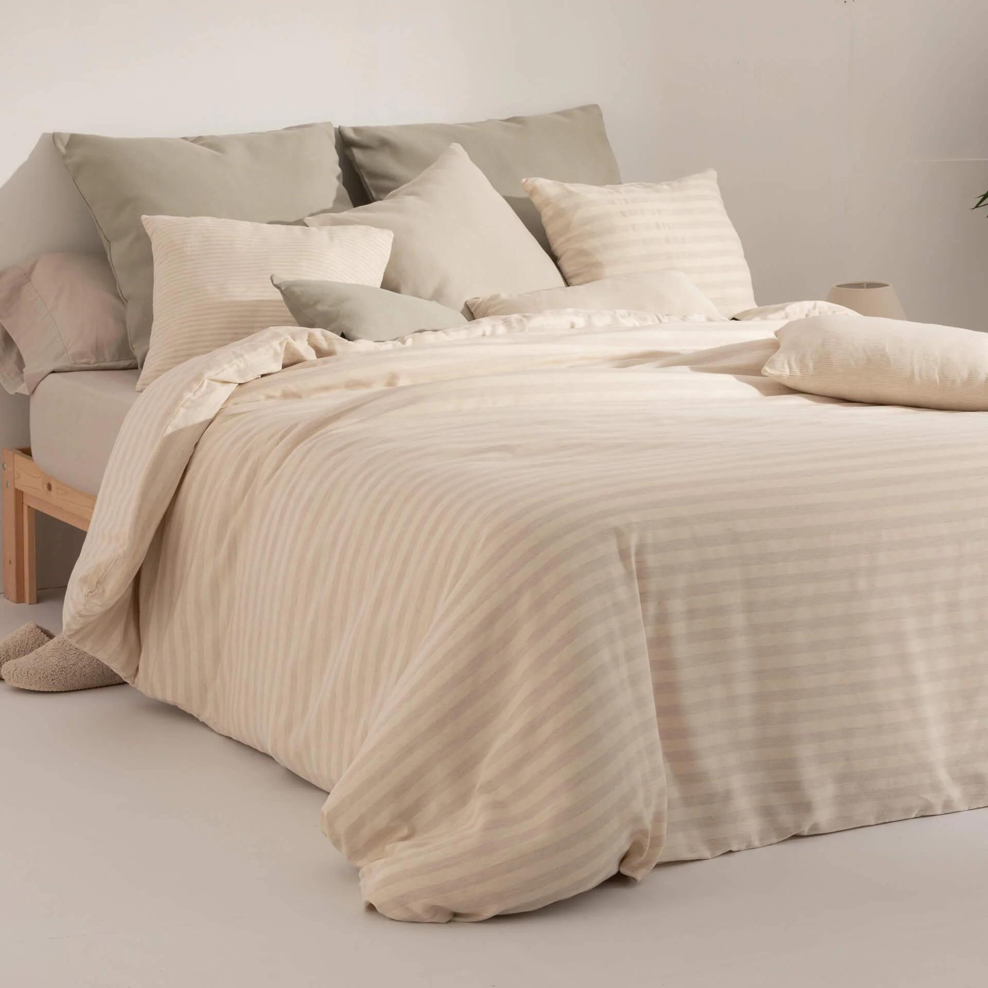 Housse de couette jacquard Jávea Grand Lino