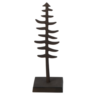 J-Line décoration Sapin de Noël - aluminium - brun - small