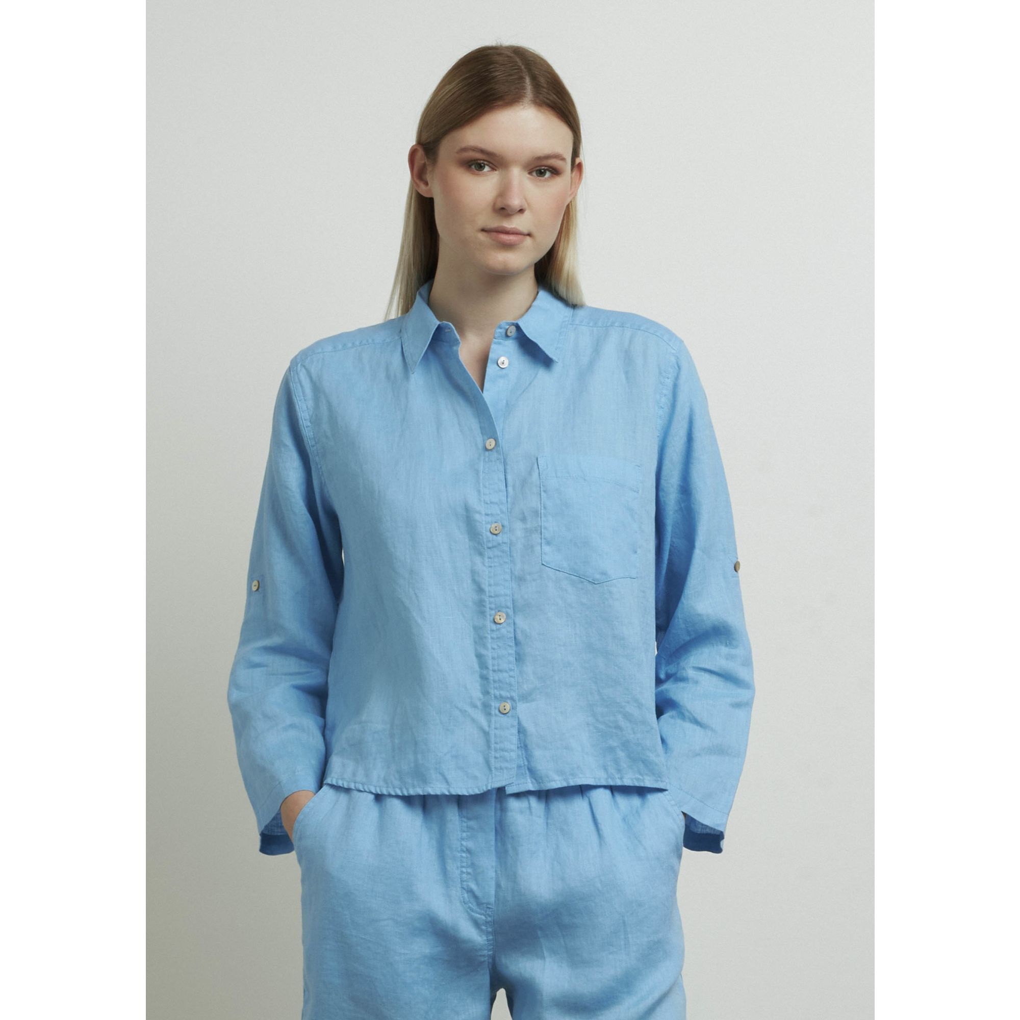 CAMICIA BLU CHIARO CONBIPEL