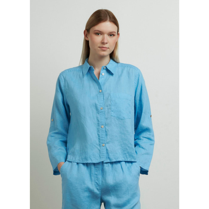 CAMICIA BLU CHIARO CONBIPEL