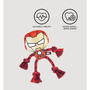 Juguete para perros cuerda diseño avengers iron man