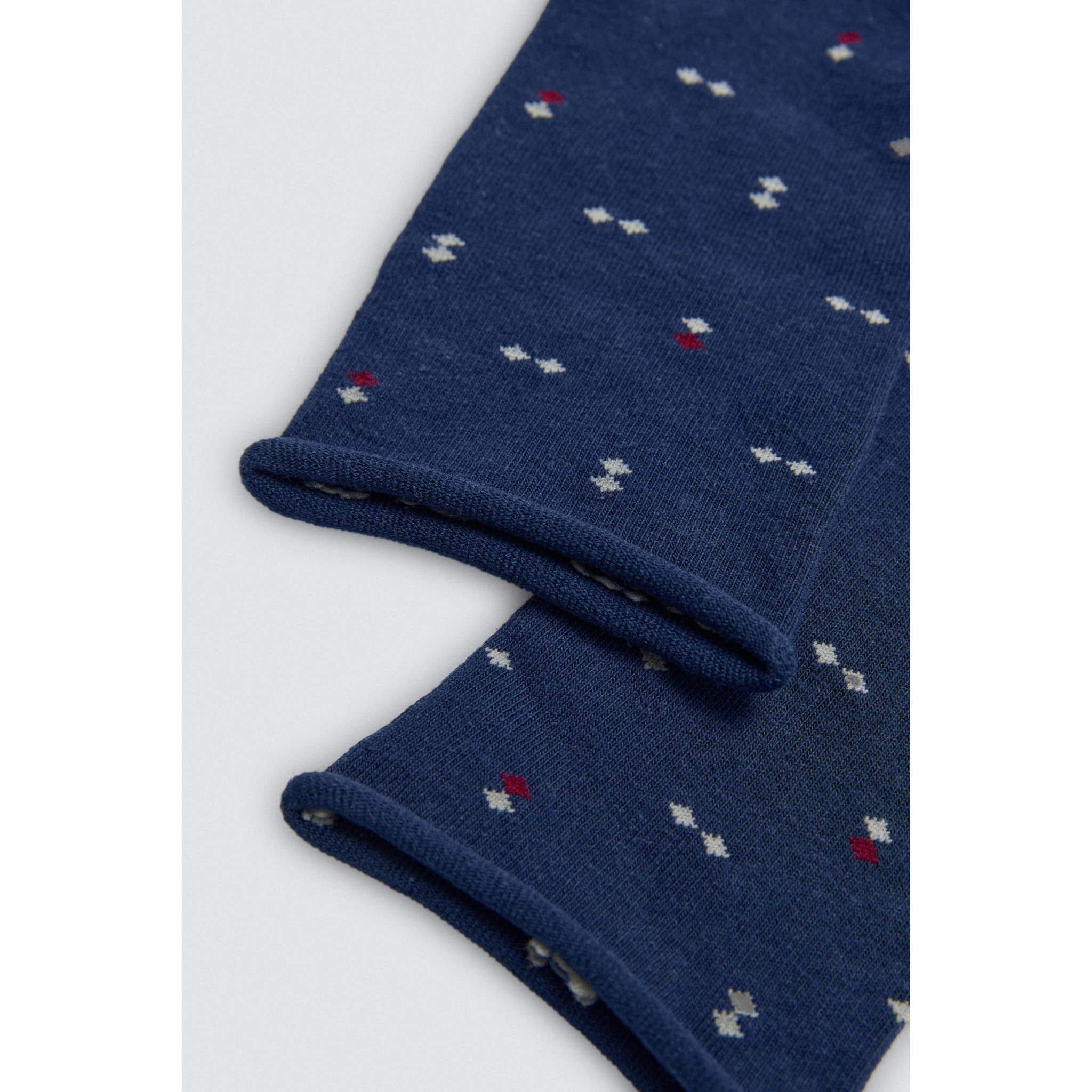Confezione da 4 calzini alti stampati senza risvolto