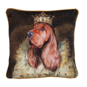 Cojin Velvet Cocker Geometrico 45x13x45 Cm