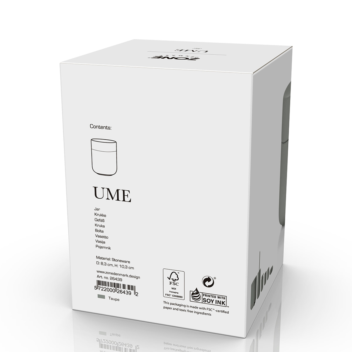 Pot avec couvercle Ume