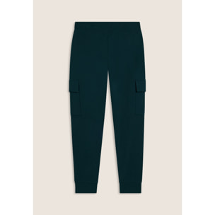 Pantaloni sportivi in felpa con tasconi laterali