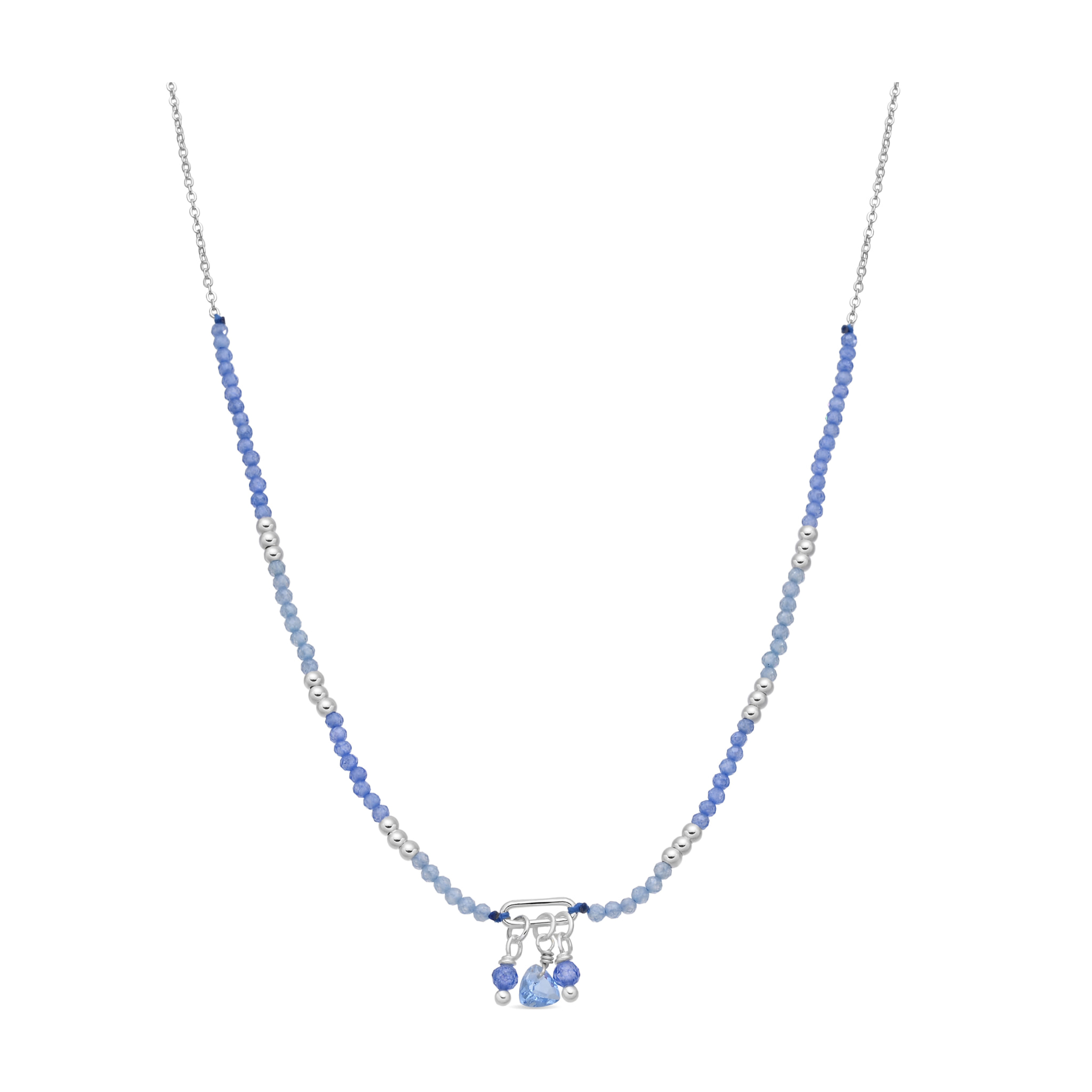 Collar Ilkan acabado plata