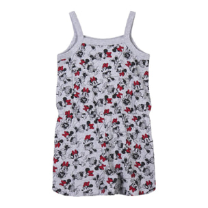 Tuta One Piece in Jersey di Cotone Minnie Lei Disney Grigio