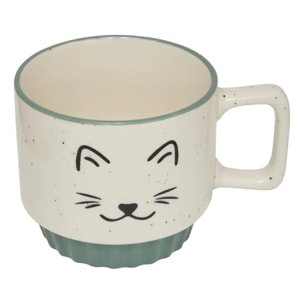 Mug bicolore Animaux 30cl