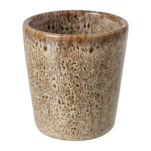 J-Line boîte de 4 tasses - porcelaine - taupe