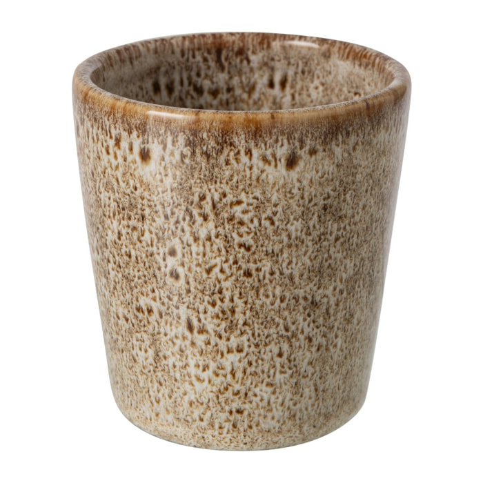 J-Line boîte de 4 tasses - porcelaine - taupe