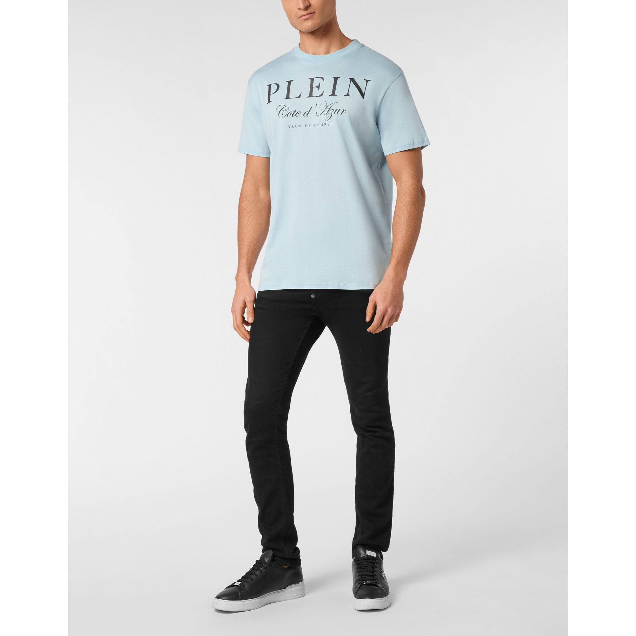 PHILIPP PLEIN T-Shirt Round Neck Ss THE COURSE