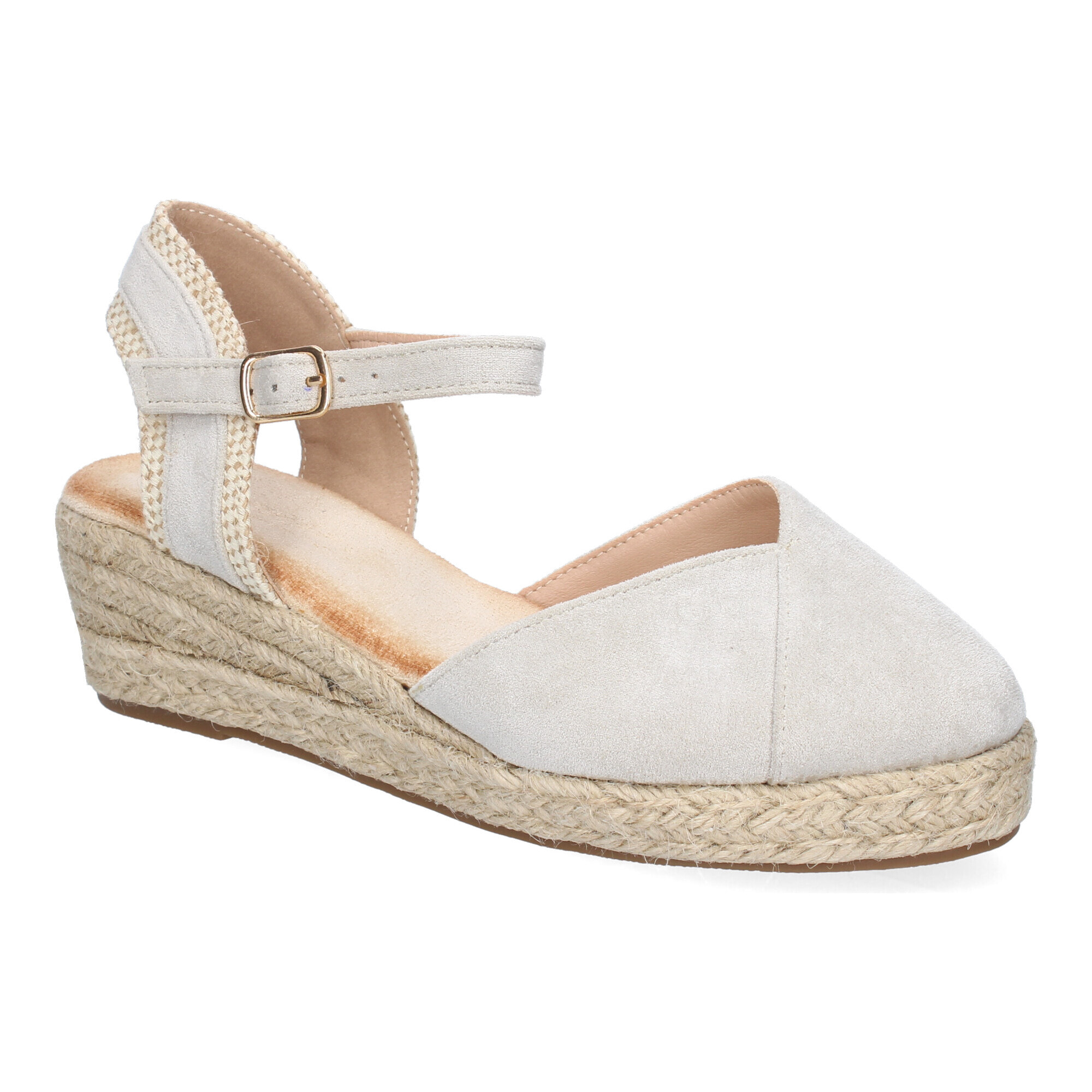Sandalia de Cuña de Yute para Mujer, Comodas y Elegantes, Diseño Moderno con Tira Decorativa
