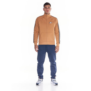 Tuta uomo full zip collo alto linea Earth Tones