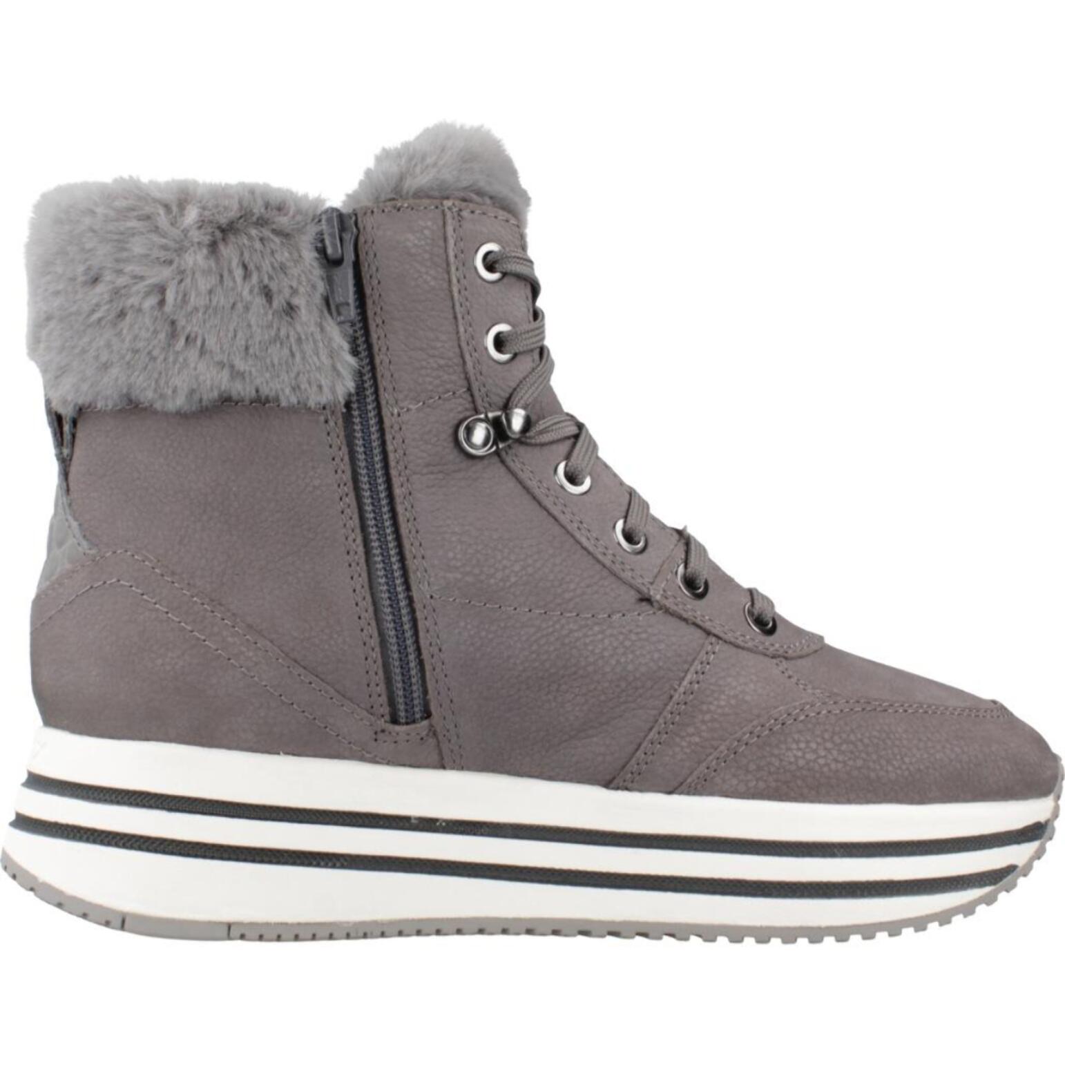 Botines Mujer de la marca GEOX  modelo D KENCY GRIS