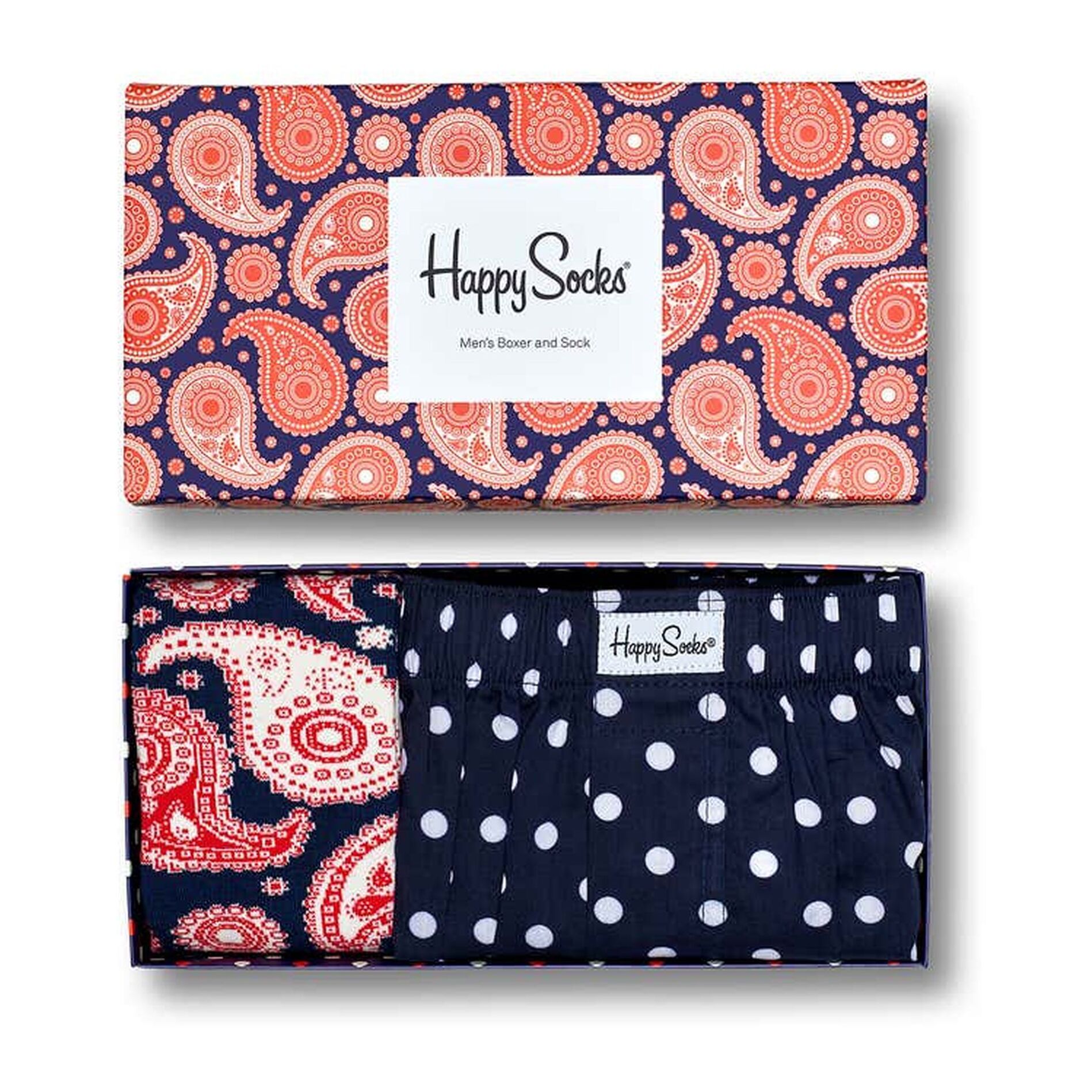 2-Packs boxer y calcetines Paisley Men's Talla S