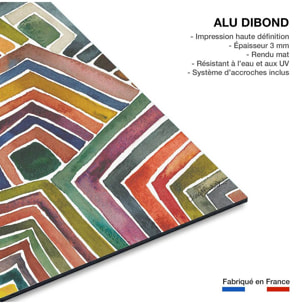 Tableau abstrait rayures ii  Tableau alu Dibond