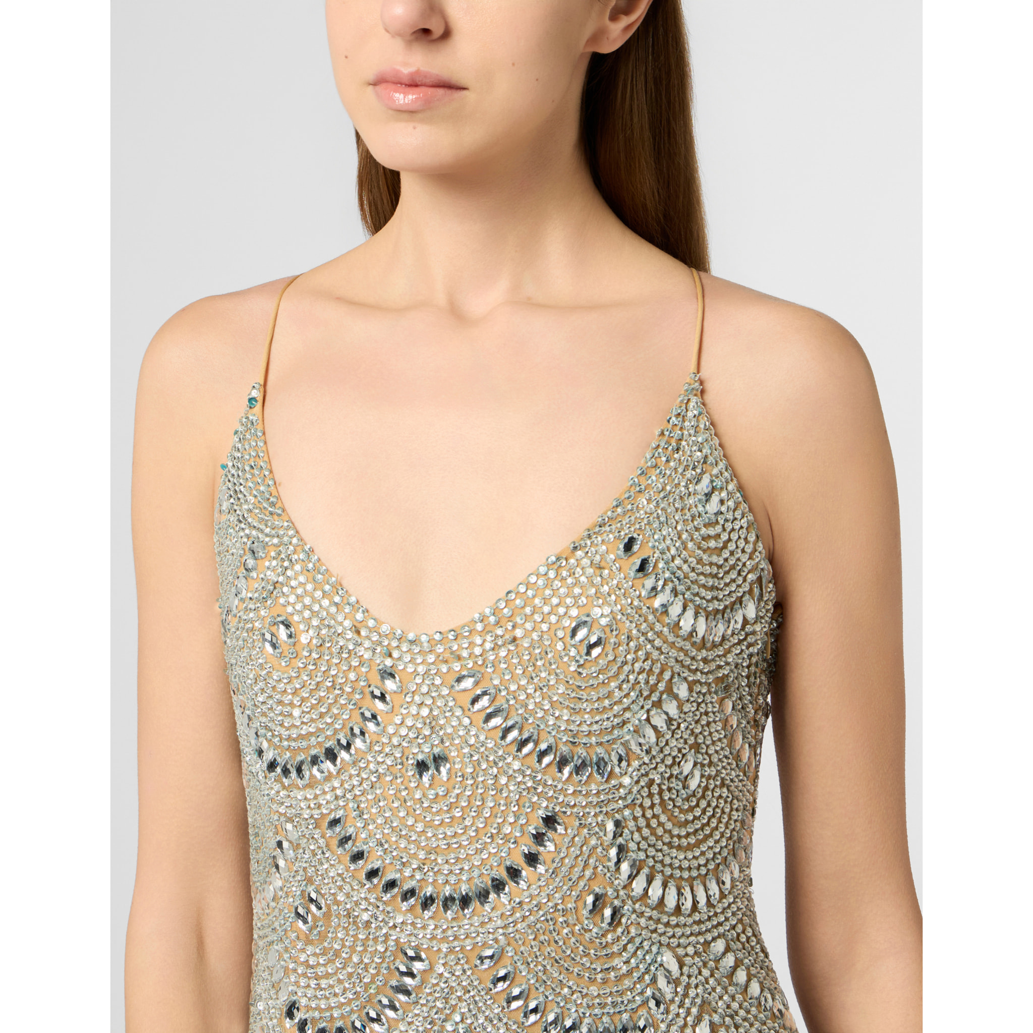 PHILIPP PLEIN Long Dress Multicolor Waves