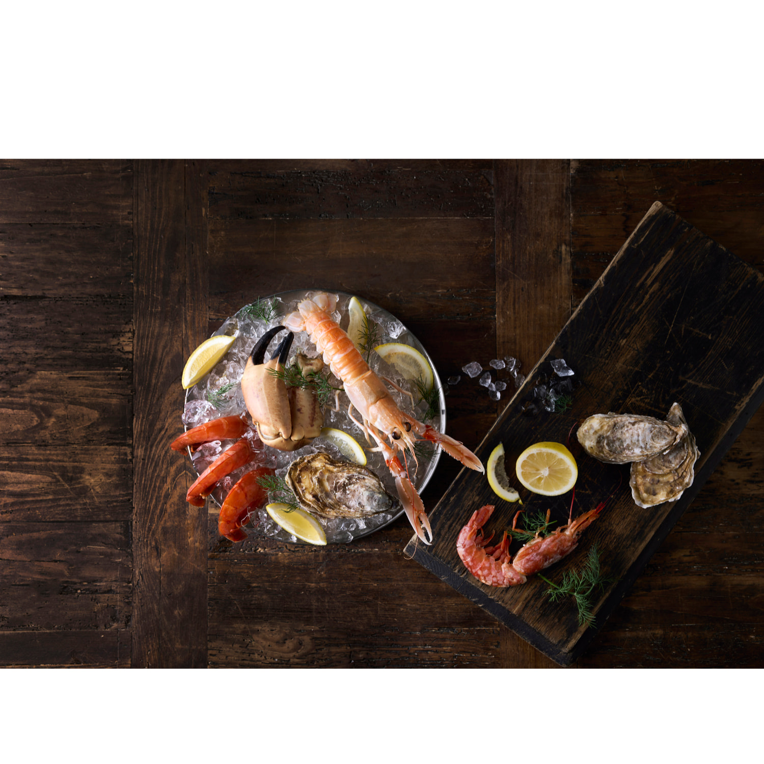 Plateau fruits de mer à étages