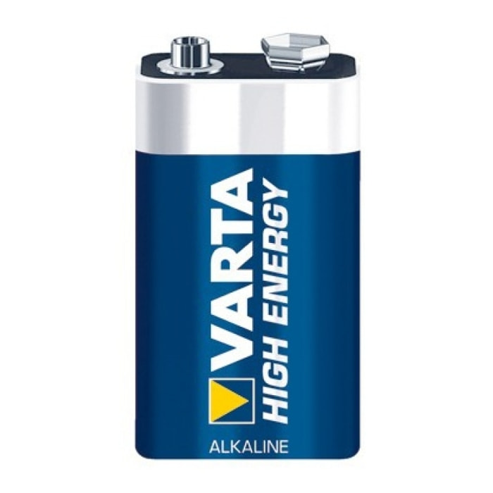 Pile alcaline 9V 6LR61 Longlife VARTA - 4922121411
