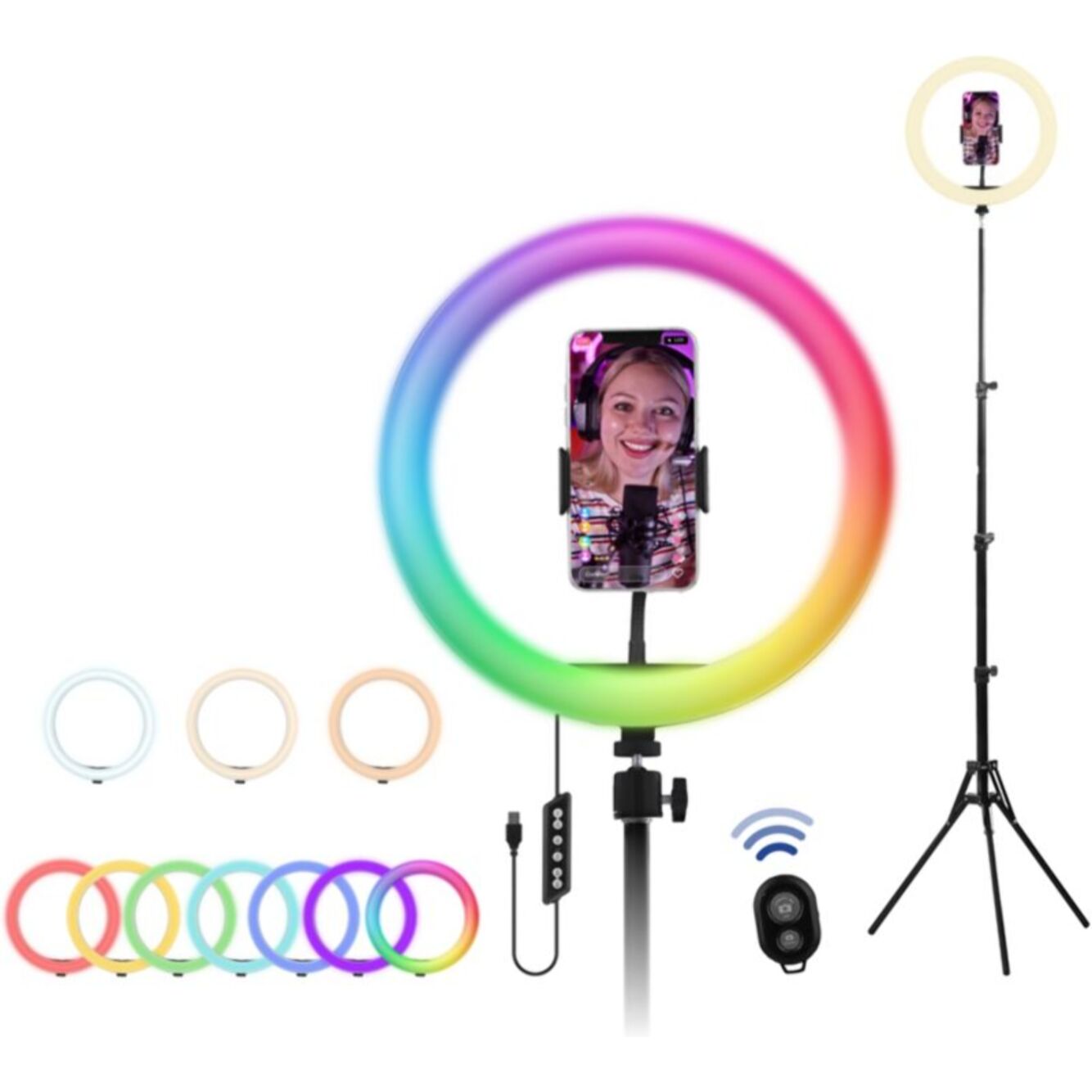 Lampe LED TNB Influence Anneau led 12''