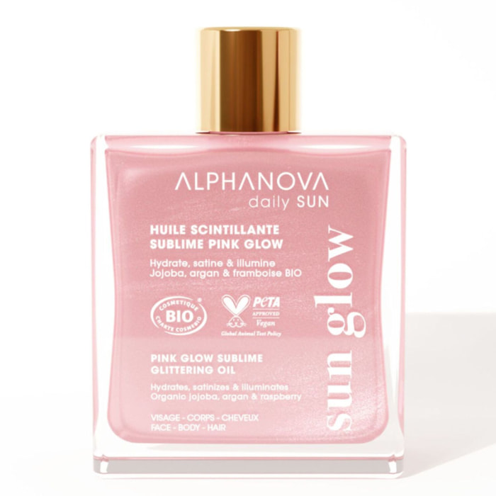 Sun Glow - Huile Scintillante Sublime Pink Glow 50 ml