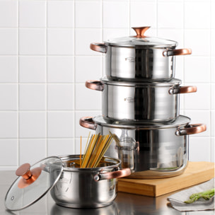 Bateria de cocina 8 piezas SAN IGNACIO