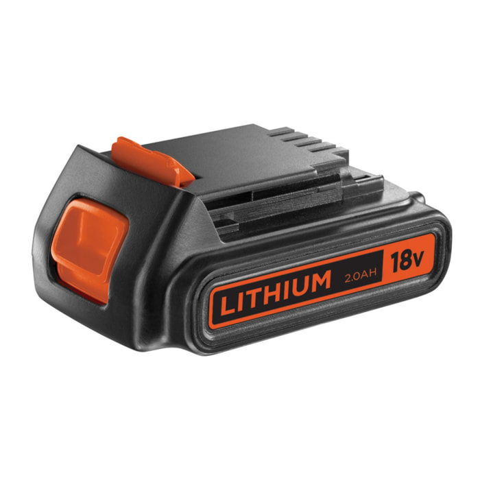 Batterie lithium - Tension 18 V - 2 Ah BLACK+DECKER BL2018-XJ