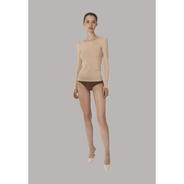 Top Pure Wool Top Long Sleeves